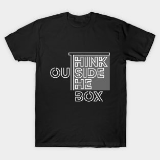 Think Outside the Box - White T-Shirt